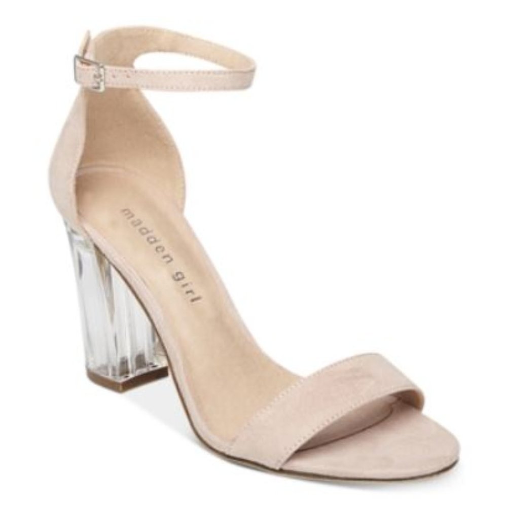 Madden Girl Womens Beella-L Fabric Open Toe Special Occasion 7.5 Color bella ros